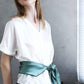 Pearl White Pure Mulberry Silk Top | Regular Fit | 19 Momme | Soar Collection