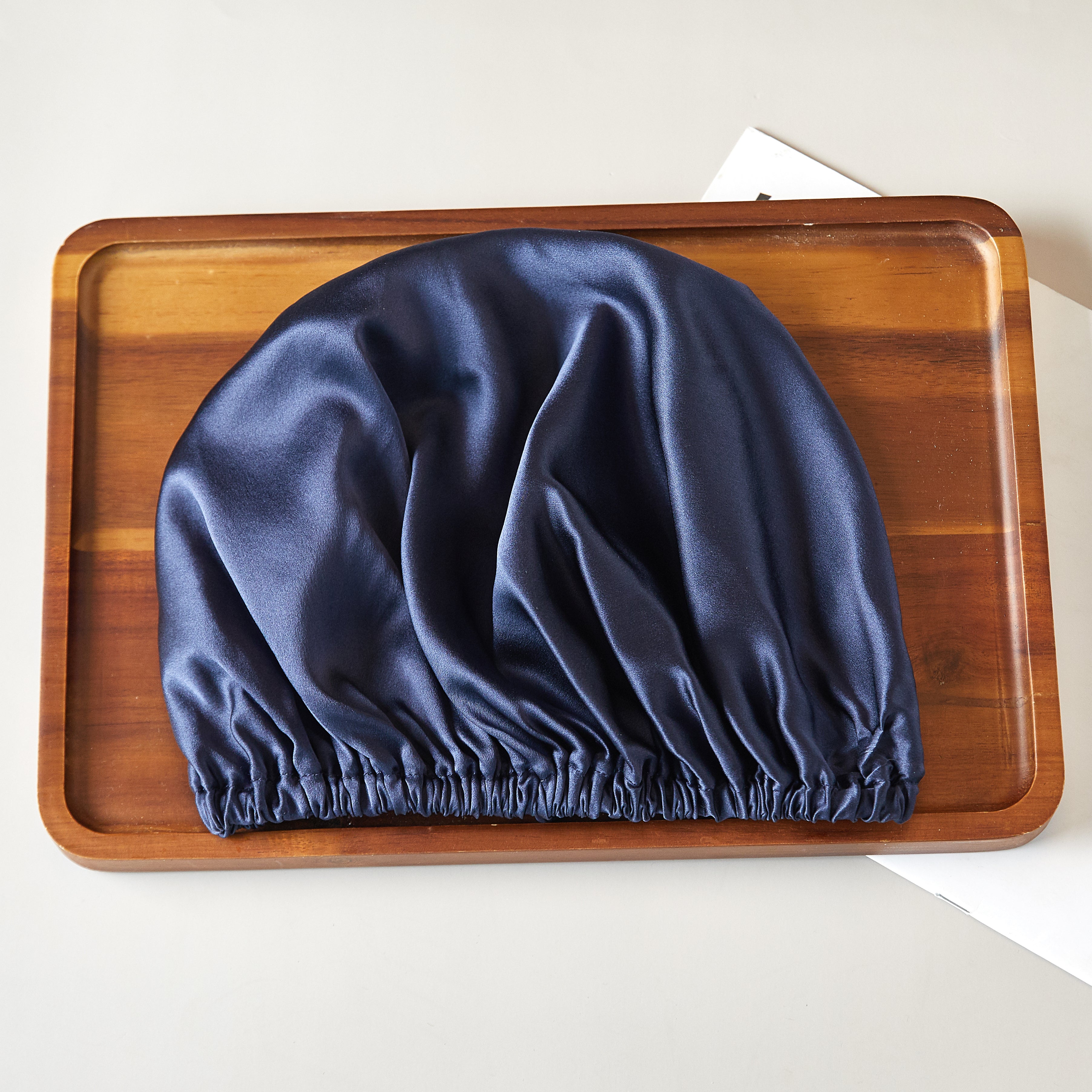Custom Pure Silk Sleeping Bonnet - Single or Double Layer 22 M