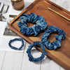 Plant Tie Dye Silk Scrunchie | 0.4, 0.8, 1.4 and 2 inch | 22 Momme | Dip Collection