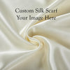 Corporate Gift | Custom Silk Scarf with Image and Size of Your Choice | 100 Scarves and above