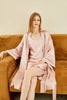 Gift Set | Pure Silk Baby Pink Kimono Robe & Slip Dress | 22 Momme | Float Collection