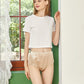Beige Pure Mulberry Silk French Cut Panties | High Waist | 22 Momme | Float Collection