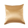 Gold Pure Mulberry Silk Cushion Cover | 22 Momme | Float Collection | Throw Pillow Cover with Zipper