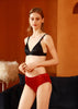 Ruby Pure Mulberry Silk Bikini Panties | Mid Waist | 22 Momme | Float Collection