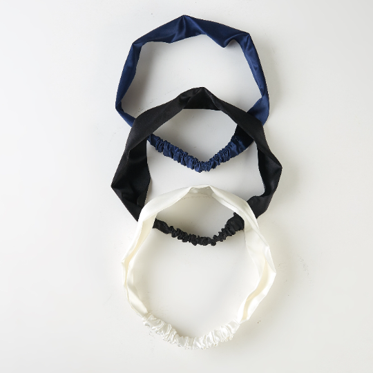 Pure Mulberry Silk Flat Headband | 22 Momme | Float Collection