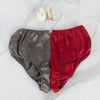 Set of 9 Pure Mulberry Silk French Cut Panties | High Waist | 22 Momme | Float Collection
