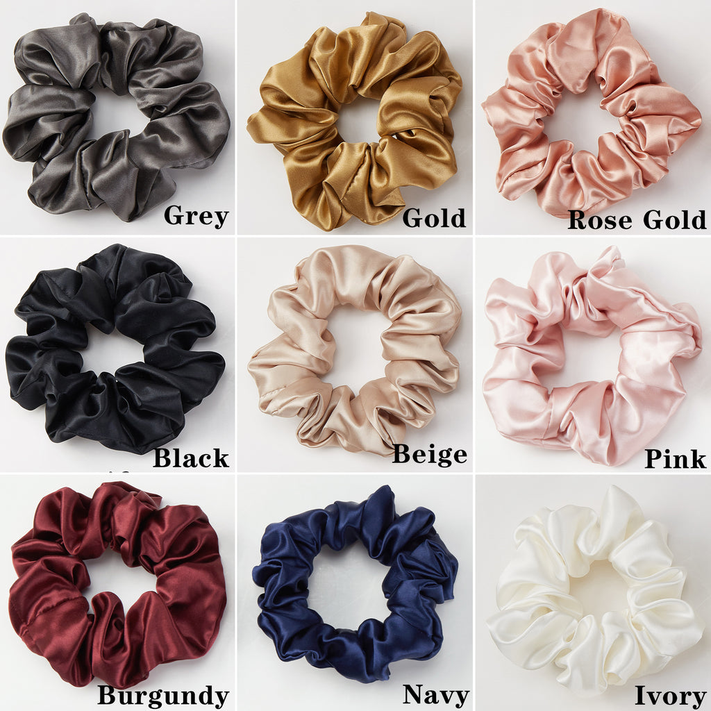 Pure Mulberry Silk French Scrunchie | 2 Inch | 22 Momme | Float Collection