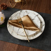 Gold Pure Mulberry Silk Napkins | Set of 4 | 22 Momme | Float Collection | Holiday Wedding Table Linens | 18 Inch Square