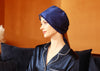 Double Layer Pure Silk Surgical Cap | Adjustable Elastic & Sweatband | 22 / 30 Momme Sueded Silk Charmeuse | Float Collection