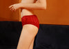 Ruby Pure Mulberry Silk Bikini Panties | Mid Waist | 22 Momme | Float Collection