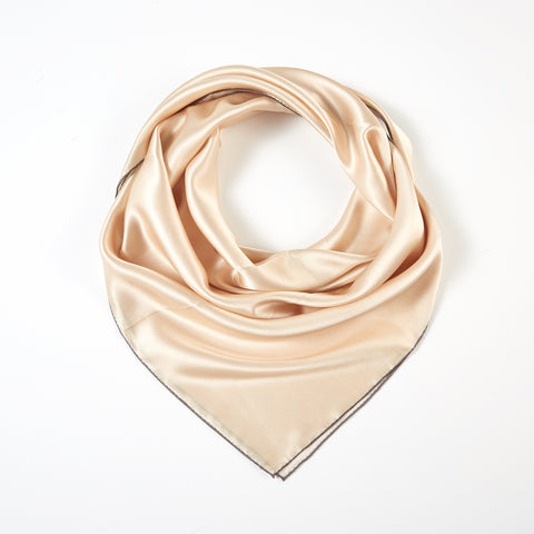 Soft Strokes Silk Pure Scarf Solid Colour Collection - Pink Sand - Size Large