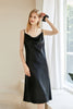 Gift Set | Pure Silk Black Kimono Robe & Slip Dress | 22 Momme | Float Collection