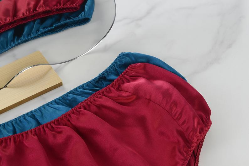 Ruby Pure Mulberry Silk French Cut Panties | High Waist | 22 Momme | Float Collection