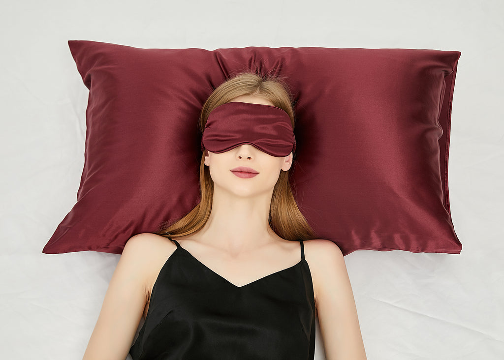 Pure Mulberry Silk Eye Mask | Silk Fibre Filling | 22 Momme | Float Collection