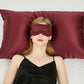 Burgundy Pure Mulberry Silk Pillowcase | Standard, Queen & King | 22 Momme | Float Collection