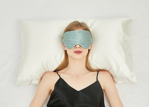 Pure Mulberry Aviator Style Silk Eye Mask