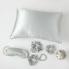 Silver Grey Pure Mulberry Silk Pillowcase | Standard, Queen & King | 22 Momme | Float Collection