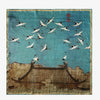 Auspicious Cranes by Zhao Ji: Mulberry Silk Long Scarf / Small Square Scarf / Ink and Colour Painting