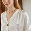 Pearl White Pure Mulberry Silk Top and Shorts Set | Soar Collection