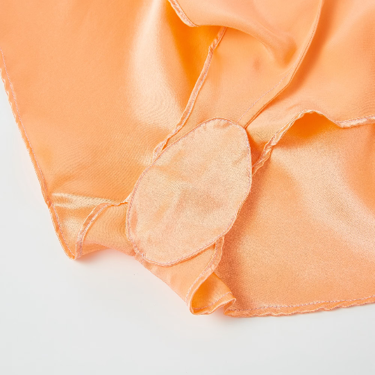Silk Bralette French Knickers Set | Custom Size Handmade | Melon Shell | 19 Momme | Pure Mulberry Silk | Wedding Lingerie