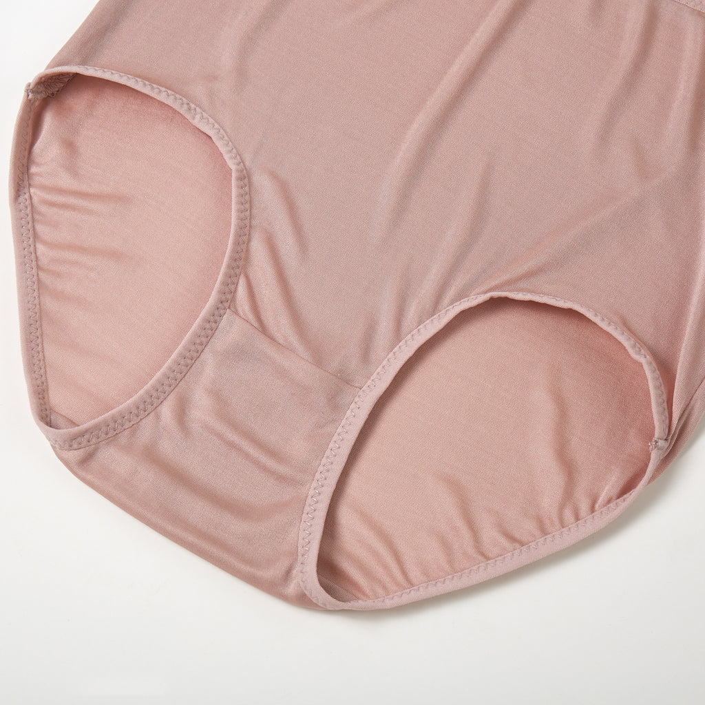 Knitted Silk High Rise French Cut Pantie | Sparkling Rose | Shimmer Collection