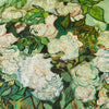 Roses by Vincent Van Gogh | Oil Painting Large Square Pure Mulberry Silk Wrap | Head Scarf