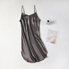 Gift Set | Pure Silk Grey Kimono Robe & Slip Dress | 22 Momme | Float Collection