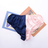 Navy Pure Mulberry Silk Bikini Panties | Mid Waist | 22 Momme | Float Collection