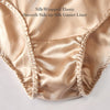Beige Pure Mulberry Silk Bikini Panties | Mid Waist | 22 Momme | Float Collection