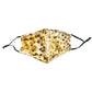 Classic Cheetah Triple Layer Mulberry Silk Unisex Face Mask - Cheetah Print Silk Twill / Charmeuse, Filter Pocket & Nose Wire