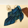 Starry Night Over the Rhone by Vincent Van Gogh | Oil Painting Large Square Pure Mulberry Silk Wrap | Head Scarf