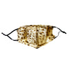 Classic Cheetah Triple Layer Mulberry Silk Unisex Face Mask - Cheetah Print Silk Twill / Charmeuse, Filter Pocket & Nose Wire