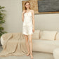 Cream Pure Mulberry Silk Camisole with Adjustable Straps | High Waist Shorts | Lingerie Set | Soar Collection
