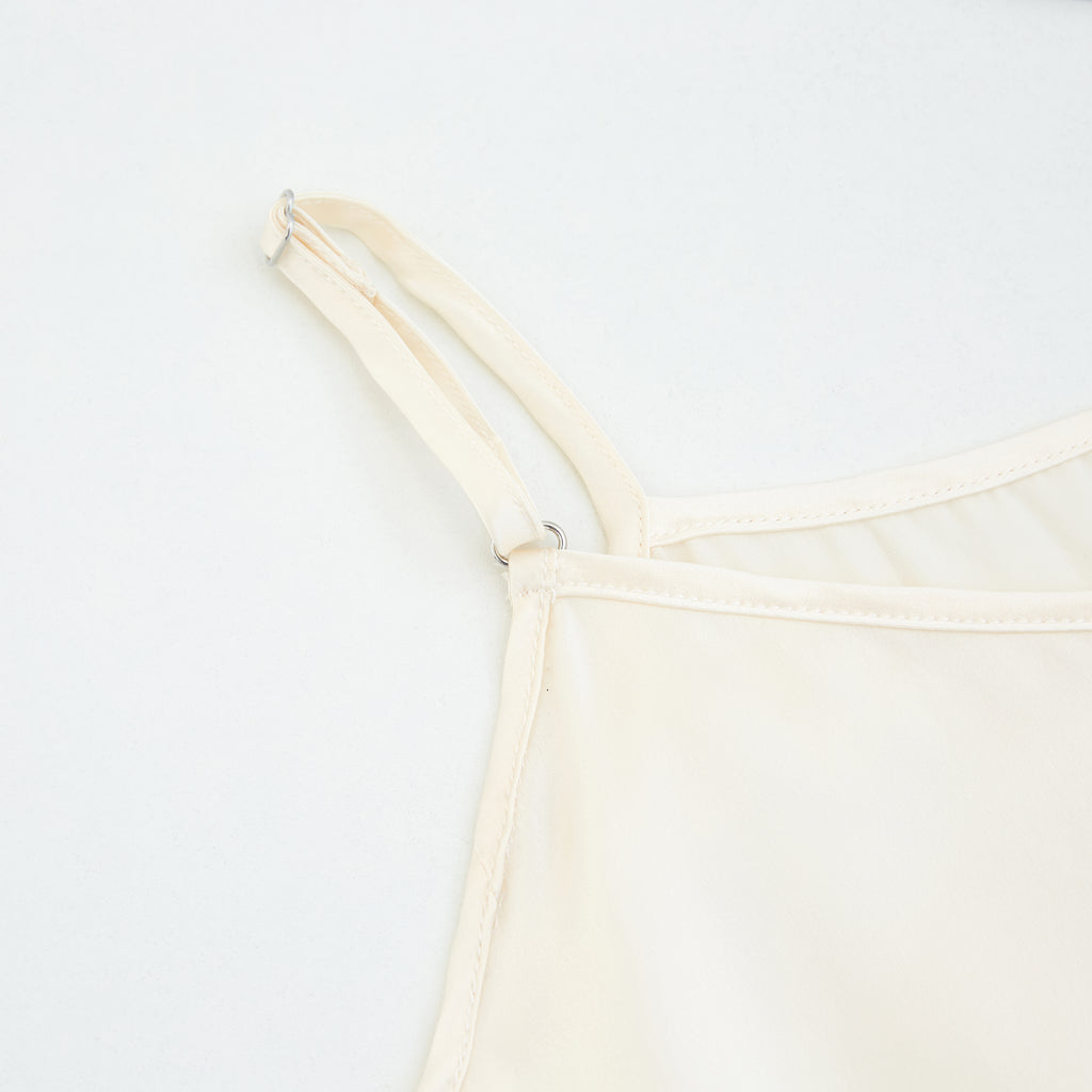 Cream Pure Mulberry Silk Camisole and Shorts Set | 19 Momme | Soar Collection