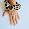 Pure Mulberry Silk French Scrunchie | Classic Cheetah | 2 inch | 21 Momme | Brush Collection