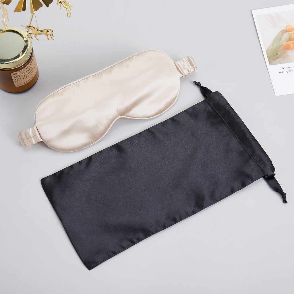 Pure Mulberry Silk Eye Mask | Silk Fibre Filling | 22 Momme | Float Collection