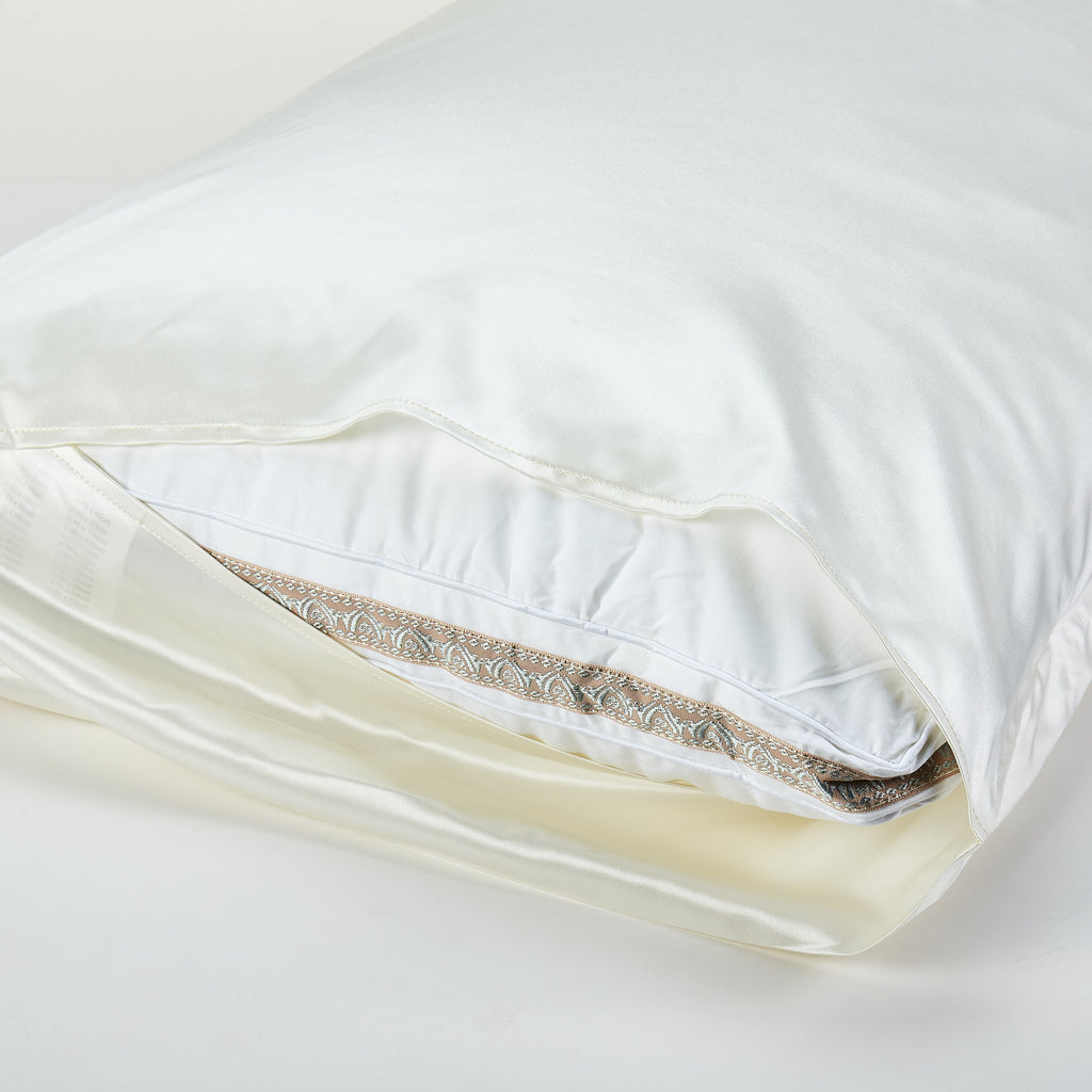 Custom Pure Mulberry Silk Pillowcase | Standard, Queen & King or Custom Size | 22 Momme | Float Collection