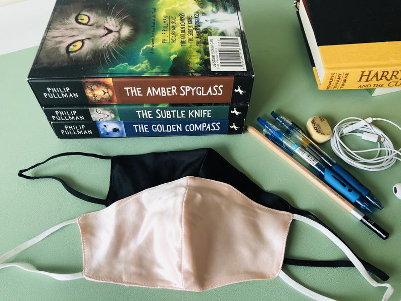 Kids Double Layer 100% Silk Face Mask