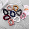 Custom Silk Scrunchie | Set of 10 | 22 Momme Pure Mulberry Silk | French, Regular, Mini or Skinny Bridal Scrunchies | Float Collection