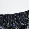 Olive Branches | Pure Silk Mid Rise Bikini | Brush Collection