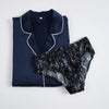 Olive Branches | Pure Silk Mid Rise Bikini | Brush Collection