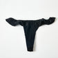 Custom Made Pure Mulberry Silk T-String Panties | Mid Waist Thong | 19 Momme | Float Collection