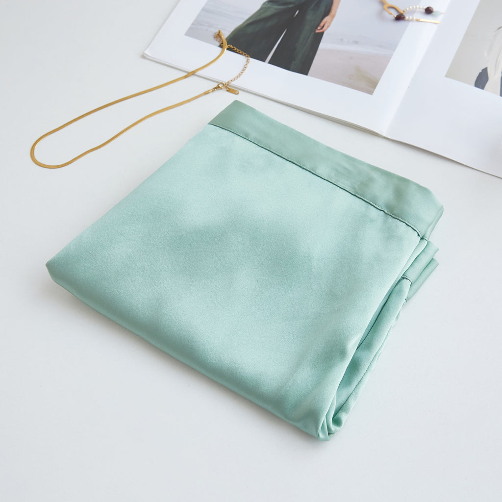 Jade Green Pure Mulberry Silk Camisole and Shorts Set | 19 Momme | Soar Collection