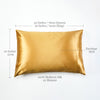 Pure Mulberry Silk Pillowcase, Eye Mask and Scrunchies Gift Set | Standard, Queen & King | 22 Momme | Float Collection