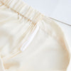 Cream Pure Mulberry Silk Shorts | High-Waisted | 19 Momme | Soar Collection