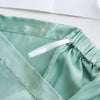 Jade Green Pure Mulberry Silk Shorts | High-Waisted | 19 Momme | Soar Collection