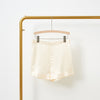 Cream Pure Mulberry Silk Shorts | High-Waisted | 19 Momme | Soar Collection