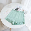 Jade Green Pure Mulberry Silk Shorts | High-Waisted | 19 Momme | Soar Collection