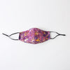 Shining Spider Lilies | Two Silk One Cotton Triple Layer Face Mask | Mulberry Silk | Insert Pocket, PM 2.5 Filter & Nose Wire