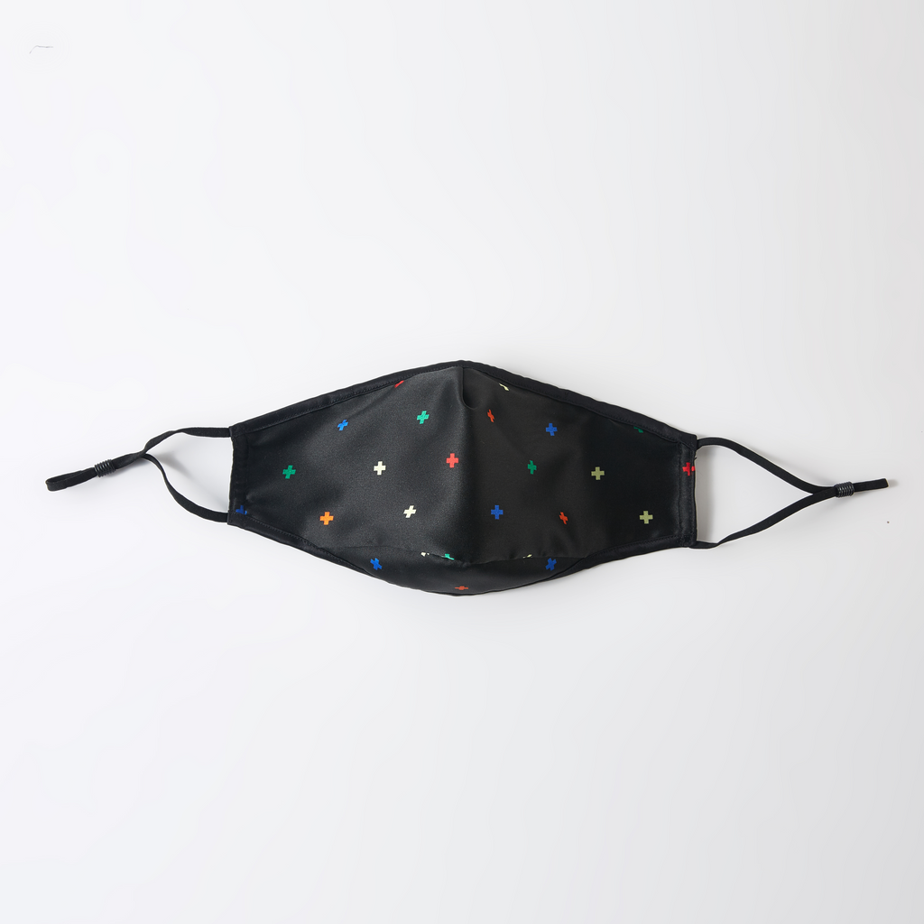 Starry Night: Triple Layer Silk Blend and 100% Mulberry Unisex Face Mask | Insert Pocket, PM 2.5 Filter & Nose Wire